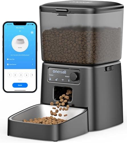 Distributeur Croquettes oneisall 3,5 L WiFi - 10 Repas
