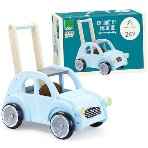 Chariot de marche Vilac Citroën 2CV en bois
