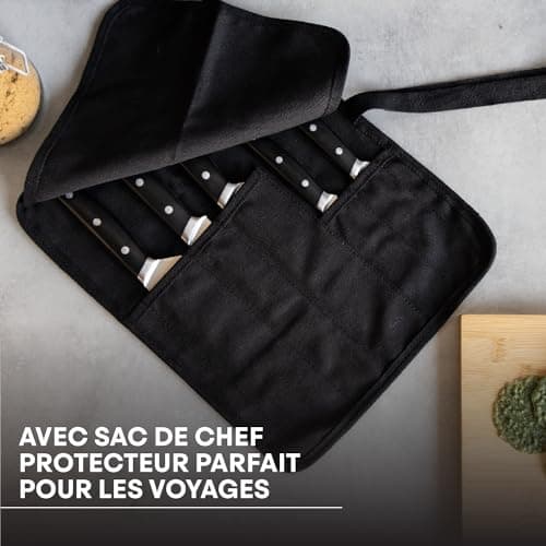 MasterChef Set 5 Couteaux avec Mallette en Toile