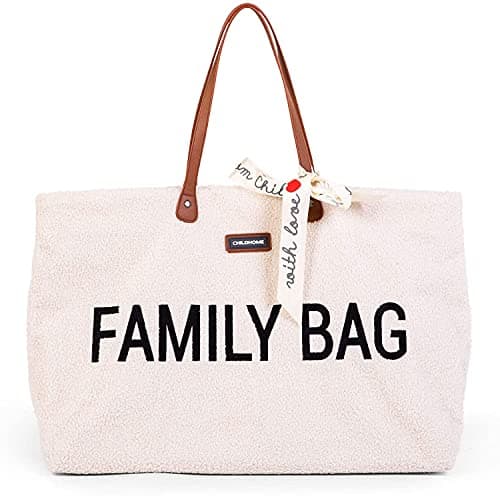 Sac à langer Childhome Family Bag Teddy Grande Contenance