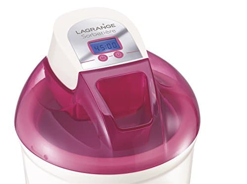 Sorbetière Lagrange 409001 Écran LCD Cuve 1,5 L