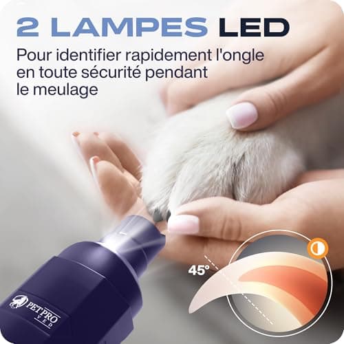 Lime à griffes électrique PETPROVED sans fil violette