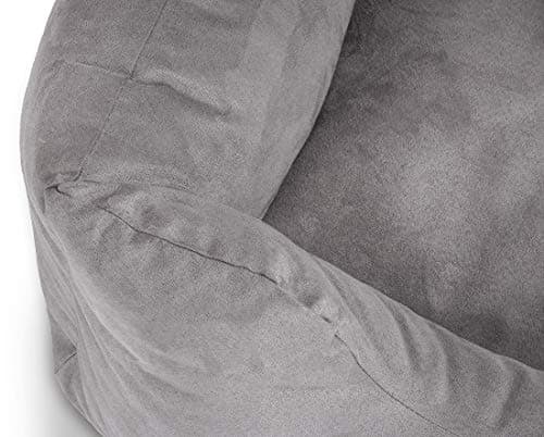 Panier Knuffelwuff Dreamline XXL 120x85 cm Velours Gris