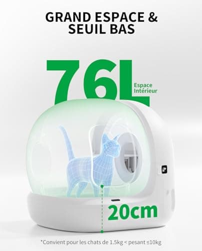 Litière Autonettoyante PETKIT Pura Max 2 - 76 L