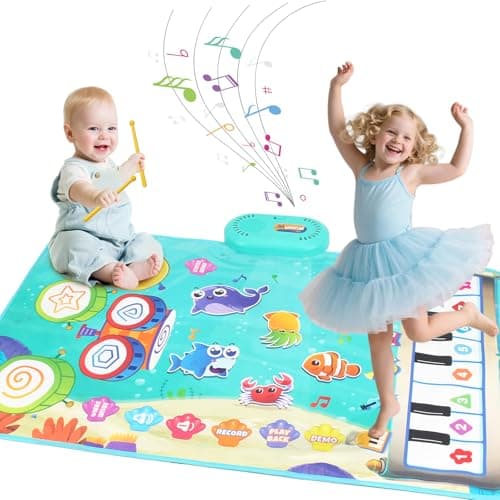 Tapis musical Kidmance piano et tambour volume réglable