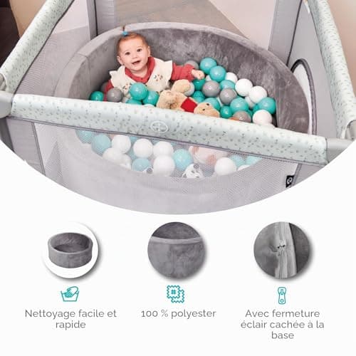 Piscine à balles mousse MS Baby World Misti 8702, 100 balles