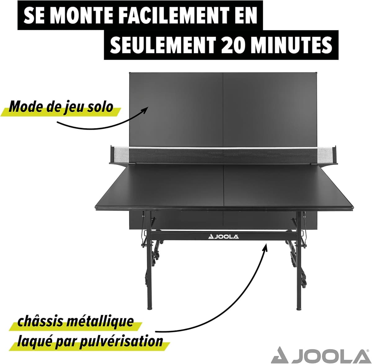Table de Ping-Pong JOOLA Black 13i - Intérieur