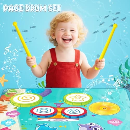 Tapis musical Kidmance piano et tambour volume réglable