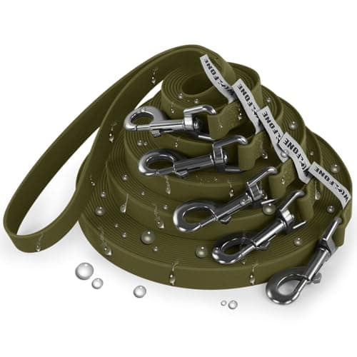 Laisse Wolfone E-T-lead 1,5 m sangle PVC lavable