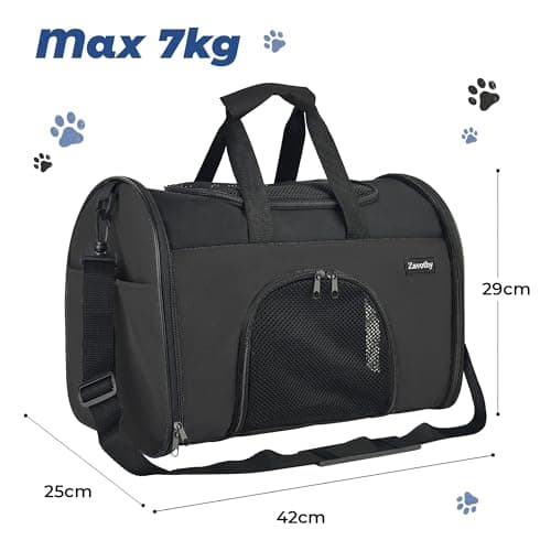 Sac de transport chat Zavothy S souple et pliable