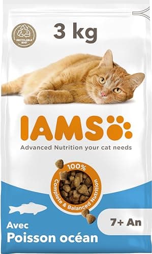 IAMS Chat Senior 7+ Poisson Océanique 3 kg