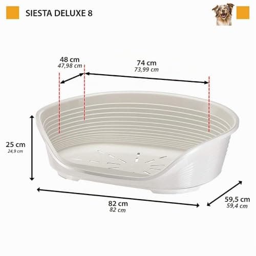 Corbeille Ferplast Siesta Deluxe 8 plastique lavable
