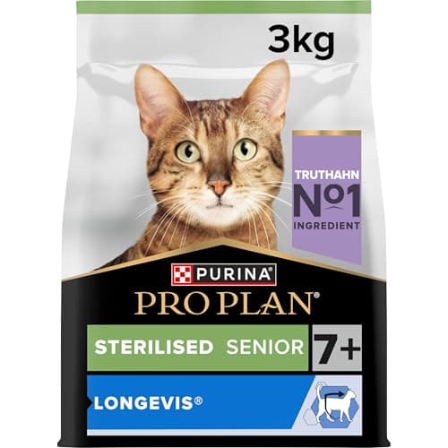 Croquettes Chat Senior Stérilisé Pro Plan Longevis Dinde