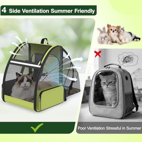 Sac à dos chat extensible ipetstation pliable 6,8 kg