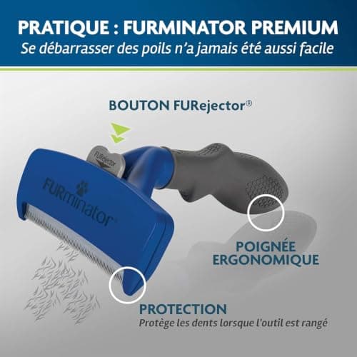 FURminator Undercoat deShedding L Chien Poils Longs