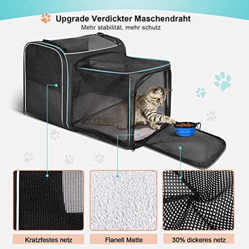Boîte de transport Morpilot extensible pour chat