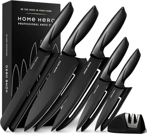 Set de Couteaux Home Hero 11 Pièces Lames Noires