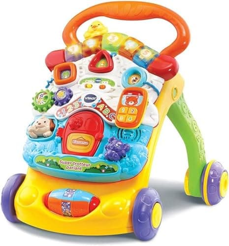 VTech Super Trotteur Parlant 2 en 1 Pliable Orange