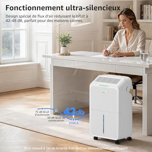 Déshumidificateur KNKA PD22SC 16 L/jour hygrostat réglable