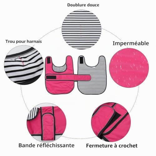 Imperméable Teckel Geyecete Léger et Réglable