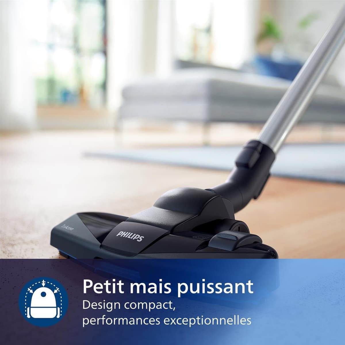 Aspirateur Philips PowerPro Compact Série 3000 - Puissant et Compact