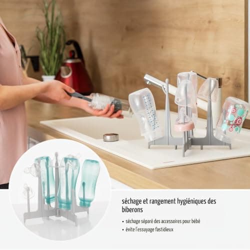 Sèche-biberon Pliable reer 9 Positions de Séchage