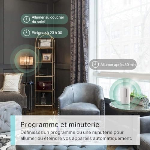 Tapo Prise Connectée WiFi 10A Type E