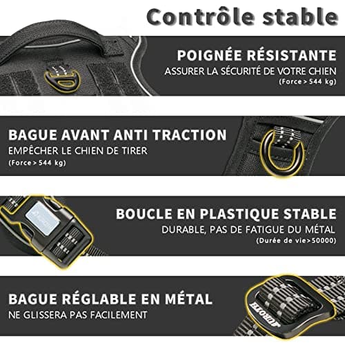 Harnais Tactique Anti-Traction Auroth - Taille L