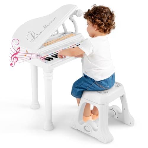 Piano jouet Dreamade 31 touches avec tabouret et micro
