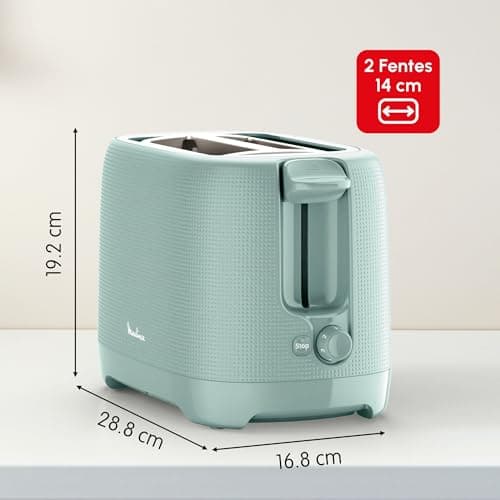 Grille-pain 2 fentes 14 cm Moulinex Morning