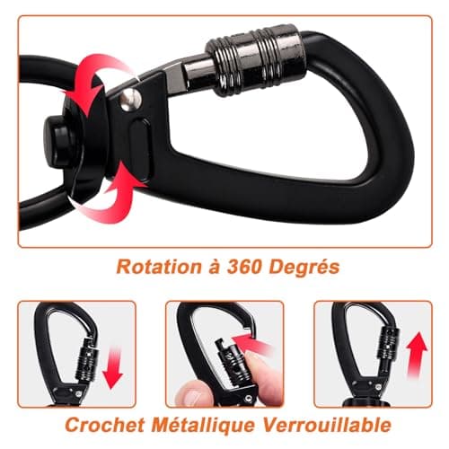 Longe Wodondog ZX2033 10 m corde 8 mm pour le rappel