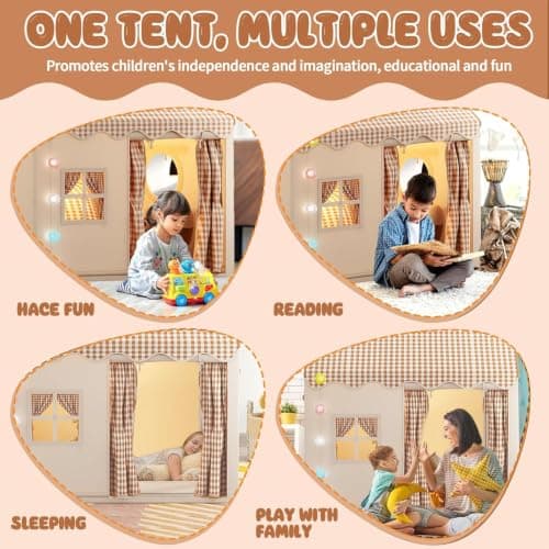 Tente maison MUHMUH TENT-5 pour chambre d'enfant