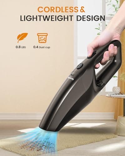 TANYO Aspirateur à Main 12000Pa Sans Fil