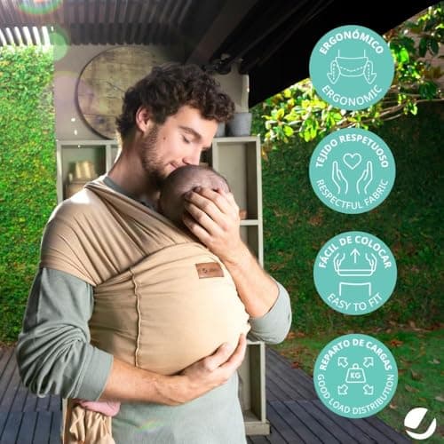 Écharpe de portage élastique Jané Cocoon 0 mois à 20 kg
