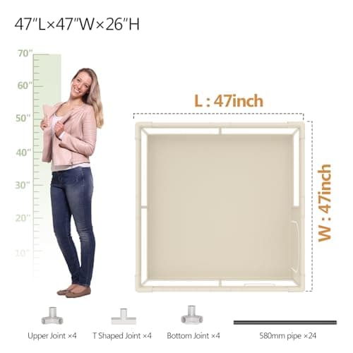 Fodoss Parc Bébé 120x120 cm
