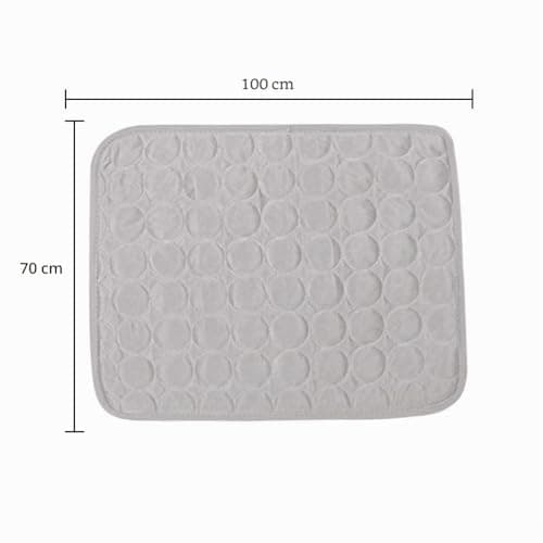 Tapis rafraîchissant Fueegue 100x70 cm en tissu sans gel