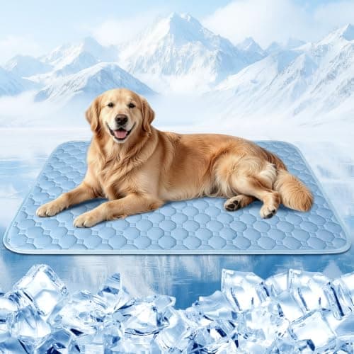 Tapis Rafraîchissant Chien Gimars Ice-Silk 100x70 cm