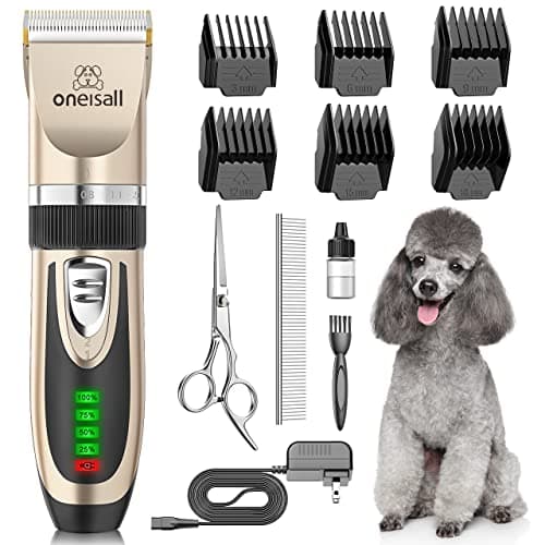 Tondeuse chien oneisall X2 dorée silencieuse