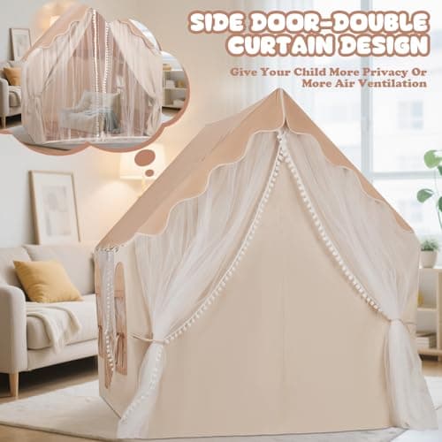 Tente cabane enfant Snookids SNO-03 cadre PVC 120 cm