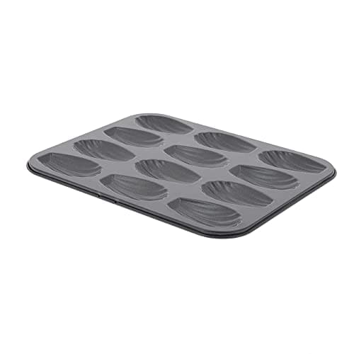 Plaque 12 madeleines De Buyer acier antiadhésif