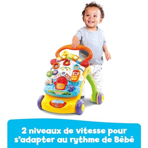 VTech Super Trotteur Parlant 2 en 1 Pliable Orange