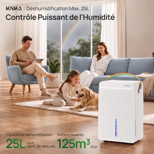Déshumidificateur KNKA PD30MA-20 25 L/jour 3 modes