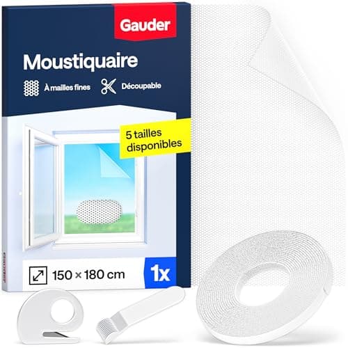 Moustiquaire Fenêtre GAUDER 150x180 cm Découpable
