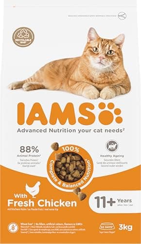 Croquettes IAMS Advanced Nutrition Chat Senior 11+ Poulet