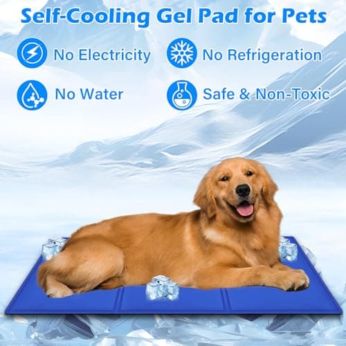 Tapis rafraîchissant chien CIOXSOIO 90x50 cm gel