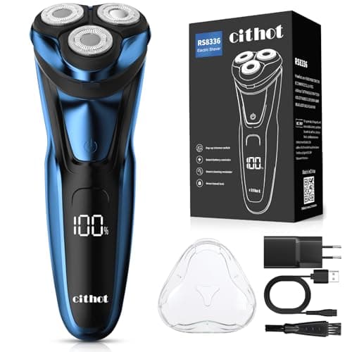 Rasoir CITHOT RS8336 Têtes Rotatives IPX7 Wet & Dry