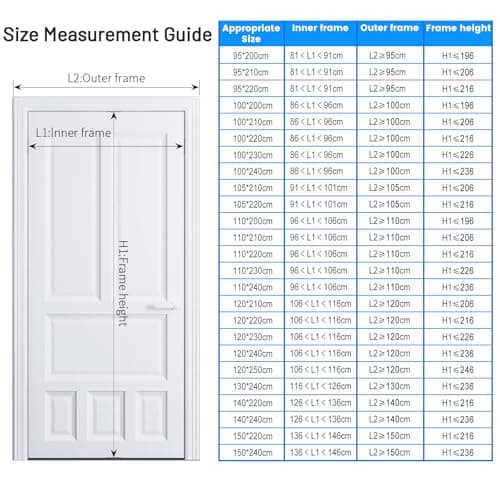 Moustiquaire Magnétique Berssen Porte 120x220 cm