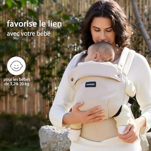 Porte-bébé Momcozy PureHug 100% Coton Évolutif