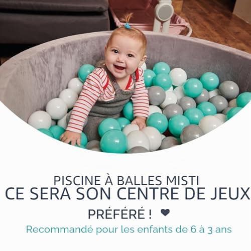 Piscine à balles mousse MS Baby World Misti 8702, 100 balles