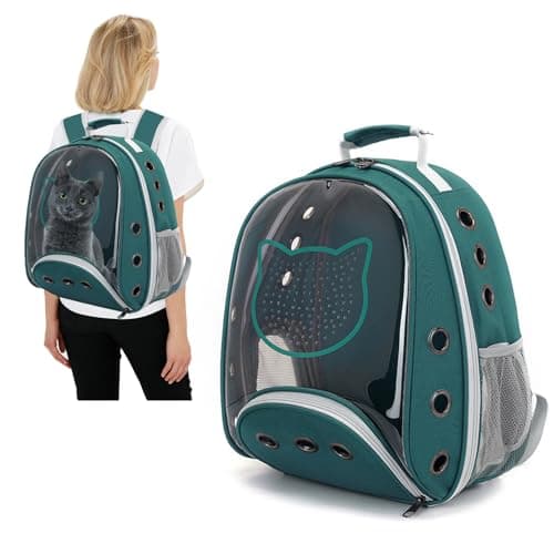 Sac à dos bulle PETCUTE pour chat avec laisse intégrée